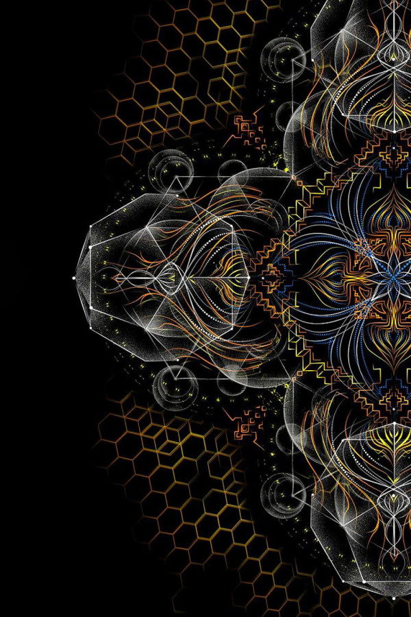 Женская кофта с принтом Mandala