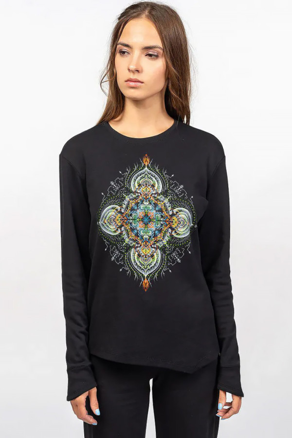 Женская кофта с принтом Mandala