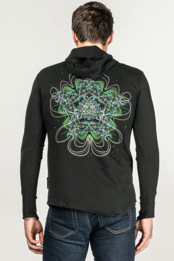 Авторская кофта с капюшоном «Yantra»