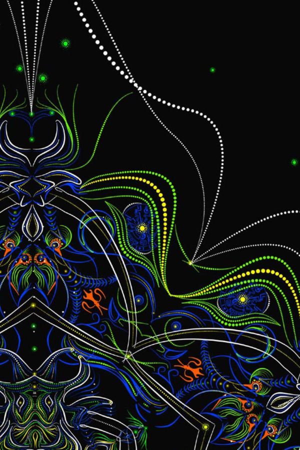 Авторская кофта с капюшоном «Yantra»