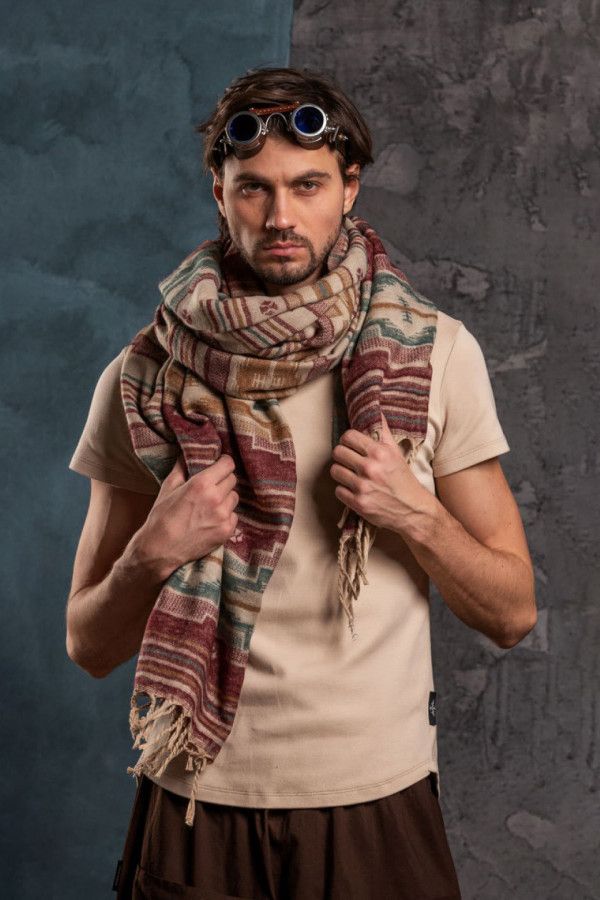 Мужская однотонная футболка Мегасфен