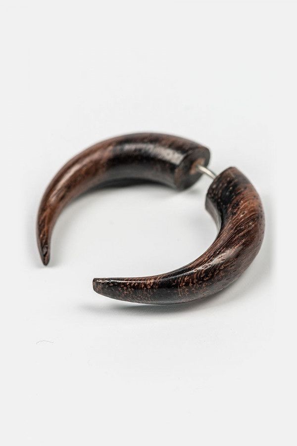 Бохо серьги из дерева Лонавала