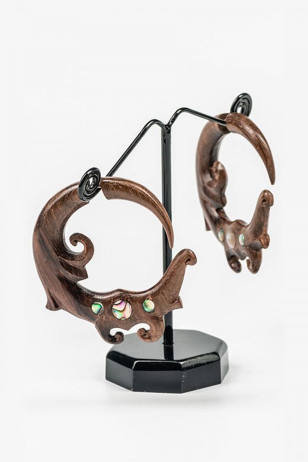 Серьги из дерева Лудхиана