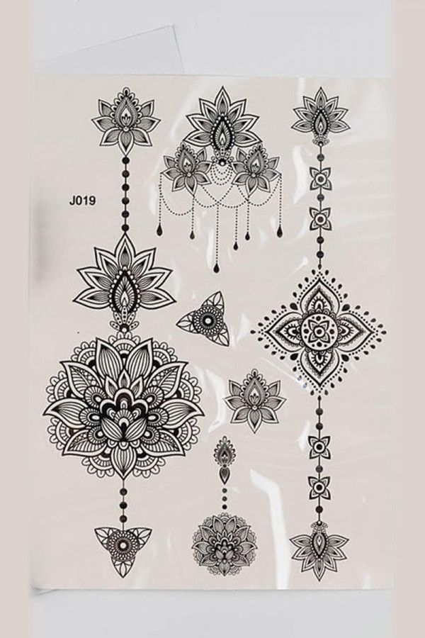 Временные татуировки Церопегия