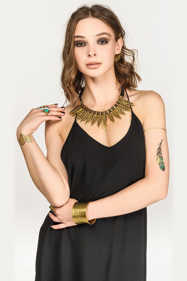 Наклейки татуировки перья Церападус