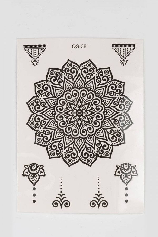 Наклейка на руку Райский цветок