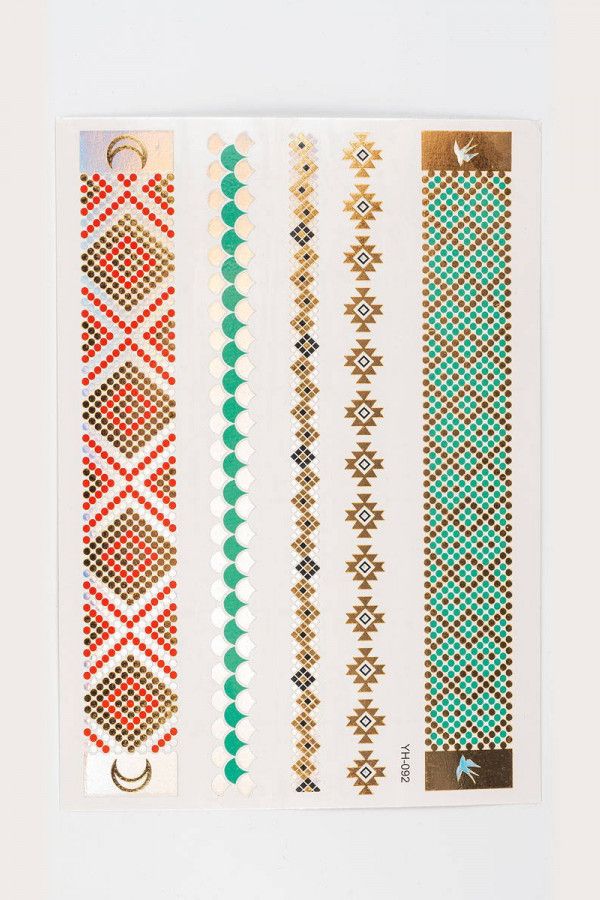 Переводные временные тату Адиантум