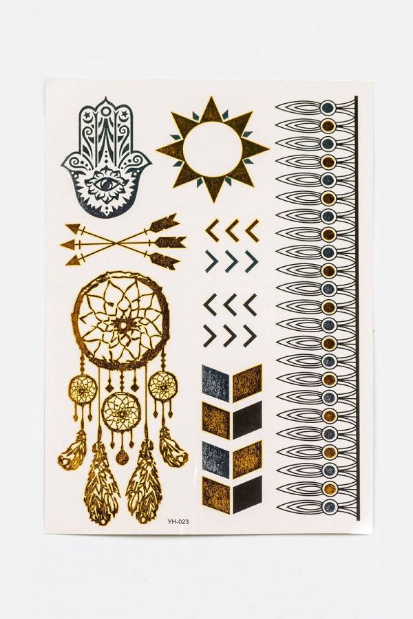 Этническое украшение на тело Гжель