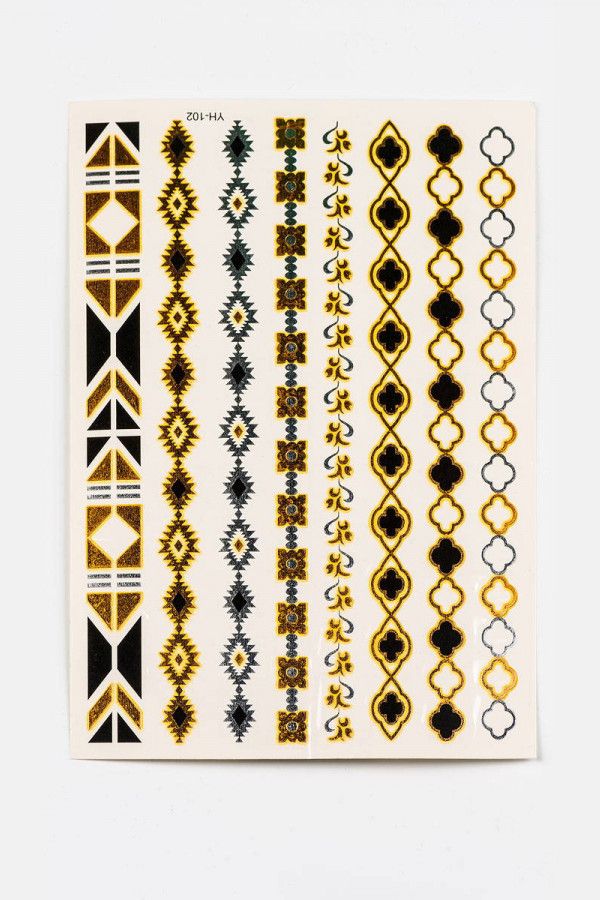 Наклейки временные Наскальная живопись