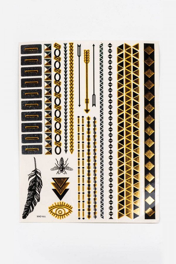 Комплект временных татуировок Золото скифов