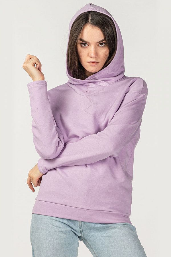 Лиловая толстовка с капюшоном Ахангама