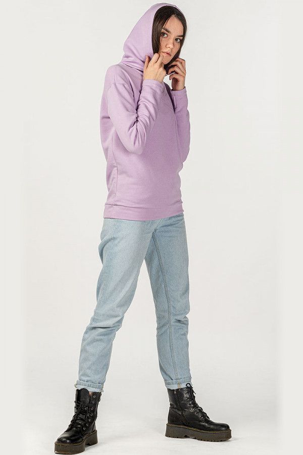 Лиловая толстовка с капюшоном Ахангама