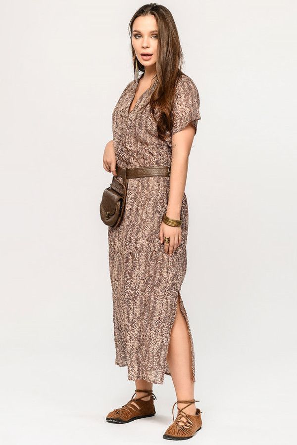 Платье с разрезами по бокам Албани