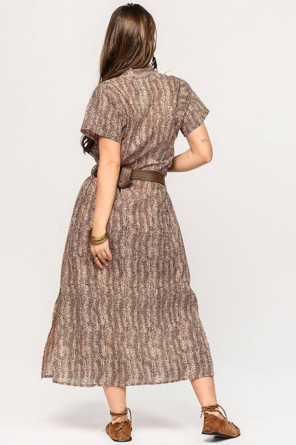 Платье с разрезами по бокам Албани