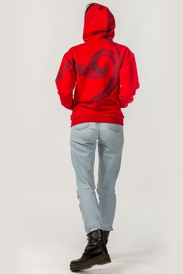 Красная женская толстовка Суалоцин