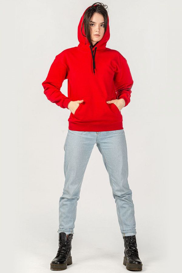 Красная женская толстовка Суалоцин