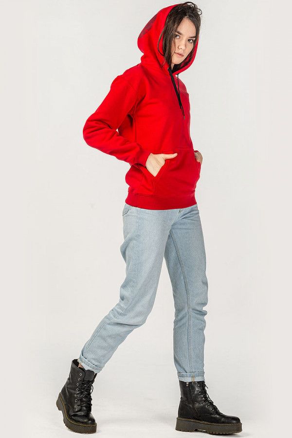 Красная женская толстовка Суалоцин