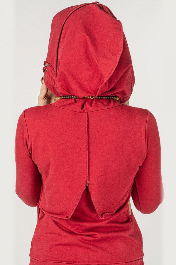 Женское платье бордо Прапти