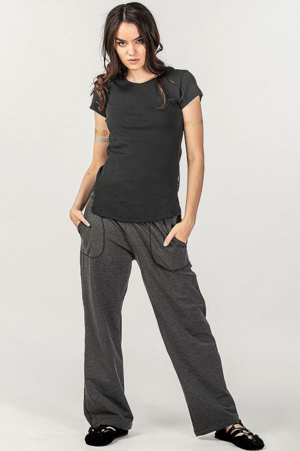 Серые прямые штаны Ардизия