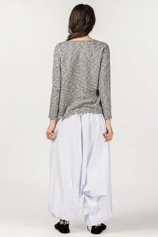 Белые демисезонные шаровары Ятрофа