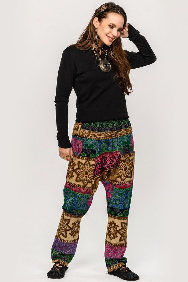 Восточные шерстяные штаны Перилла