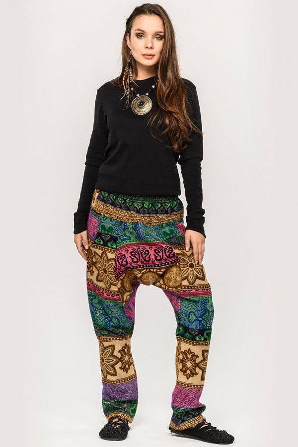 Восточные шерстяные штаны Перилла