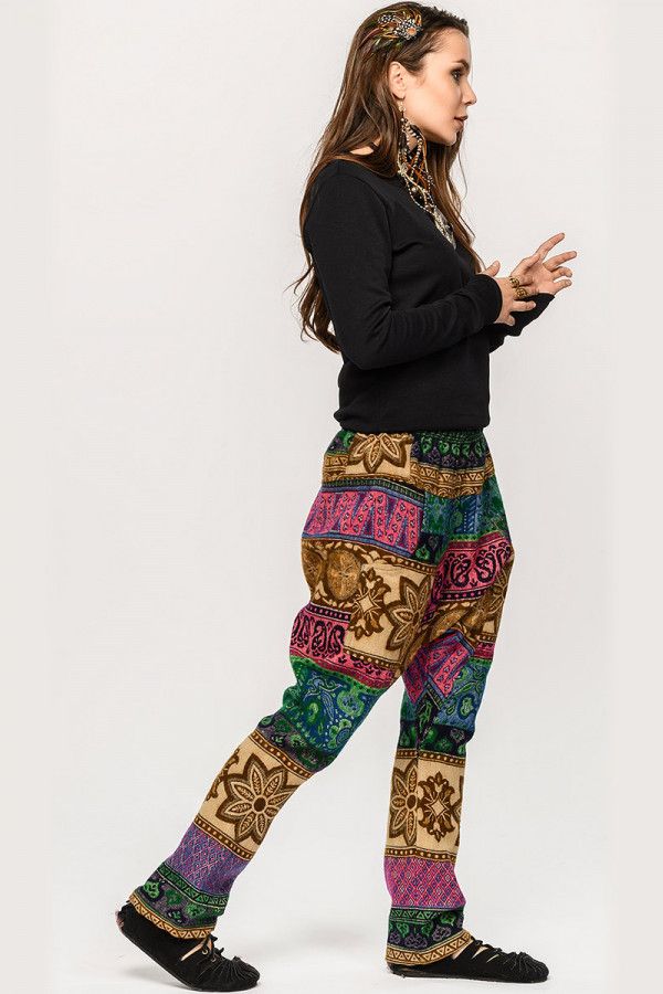 Восточные шерстяные штаны Перилла