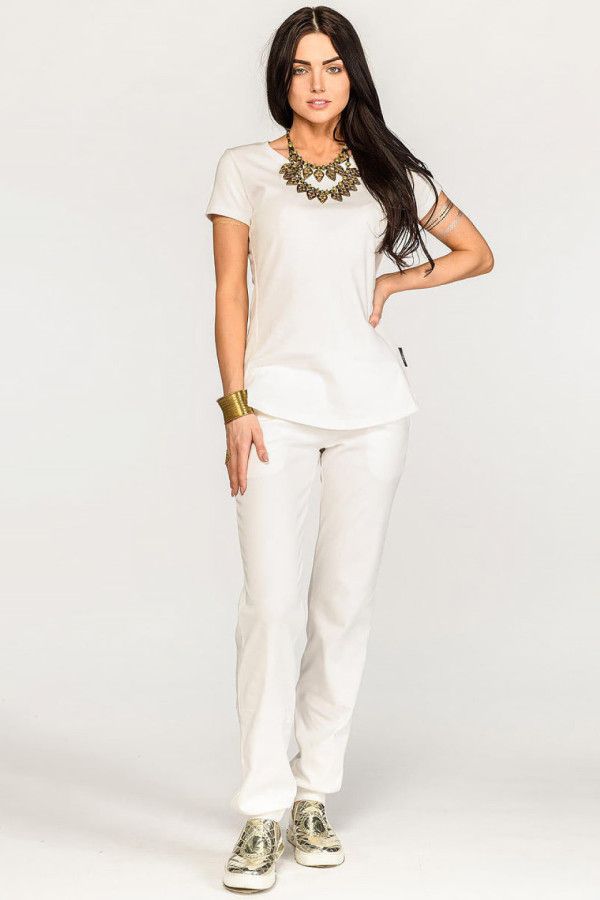 Белые женские брюки Оттона