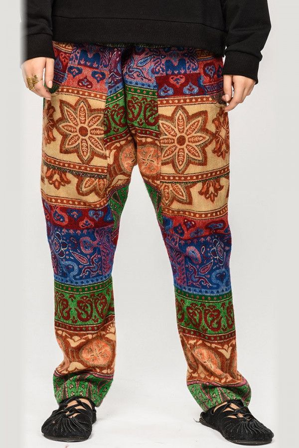 Авторские теплые штаны Саррацения