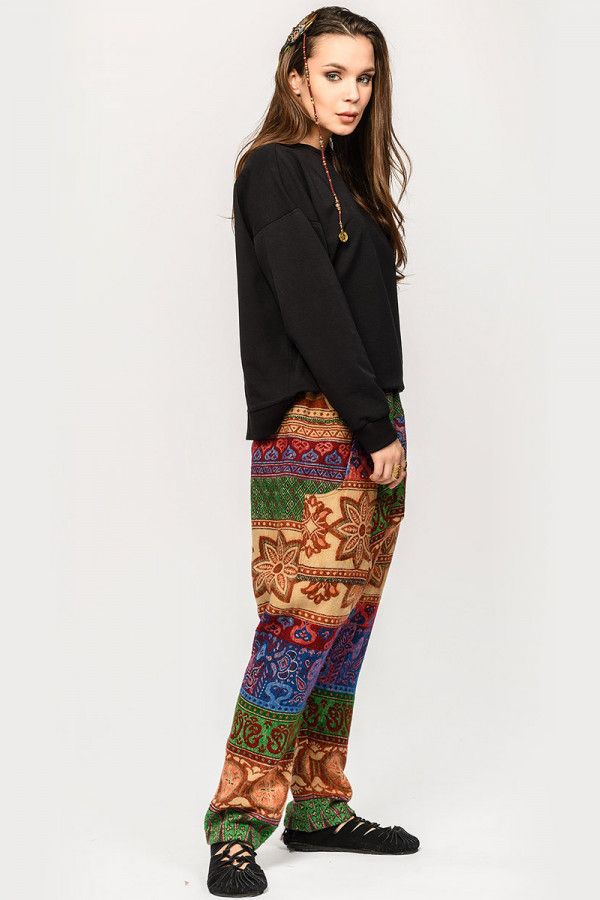 Авторские теплые штаны Саррацения