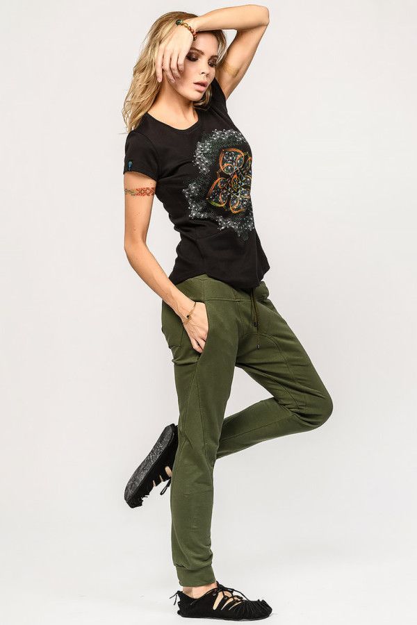 Футболка с флуоресцентным принтом «AvalokiteShvara»