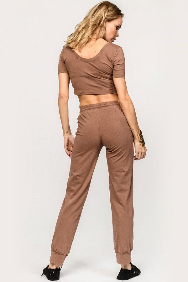 Прямые спортивные штаны Цитрон