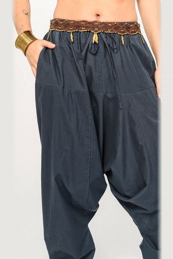 Серые женские алладины Шалфей