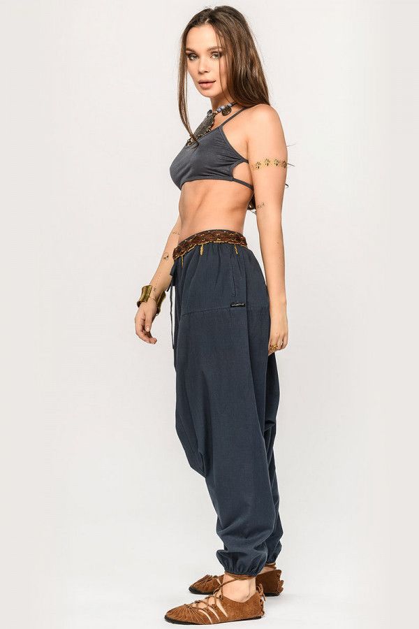 Серые женские алладины Шалфей