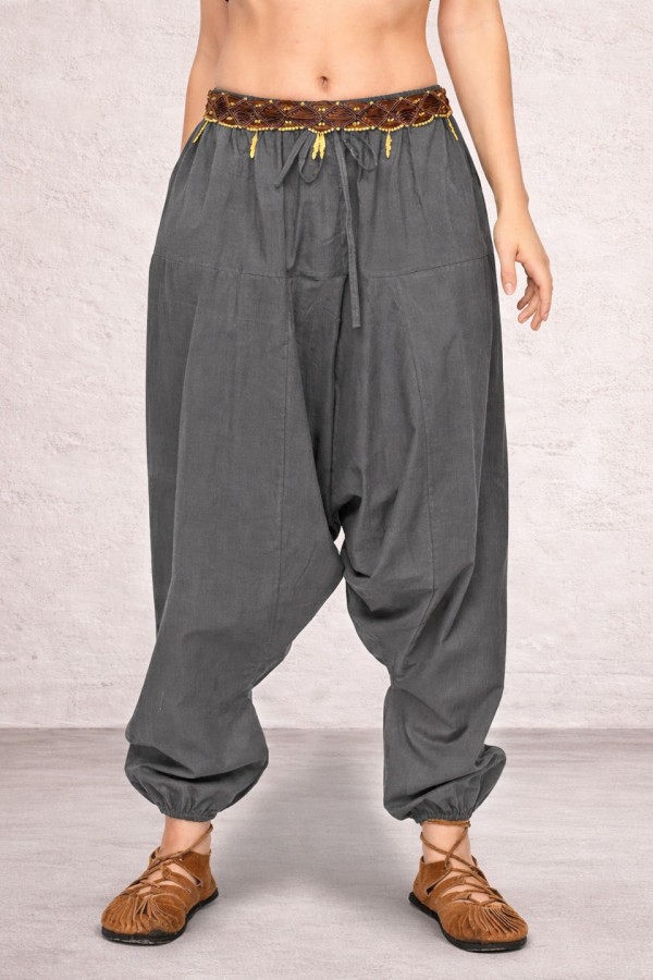 Женские Алладины из тонкого натурального хлопка – Шалфей