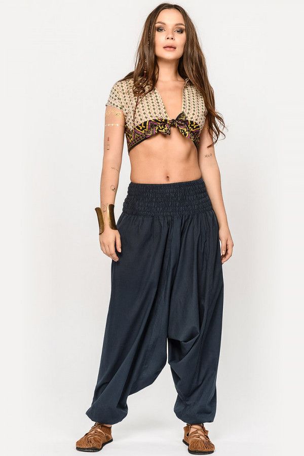 Свободные хлопковые штаны Якобиния