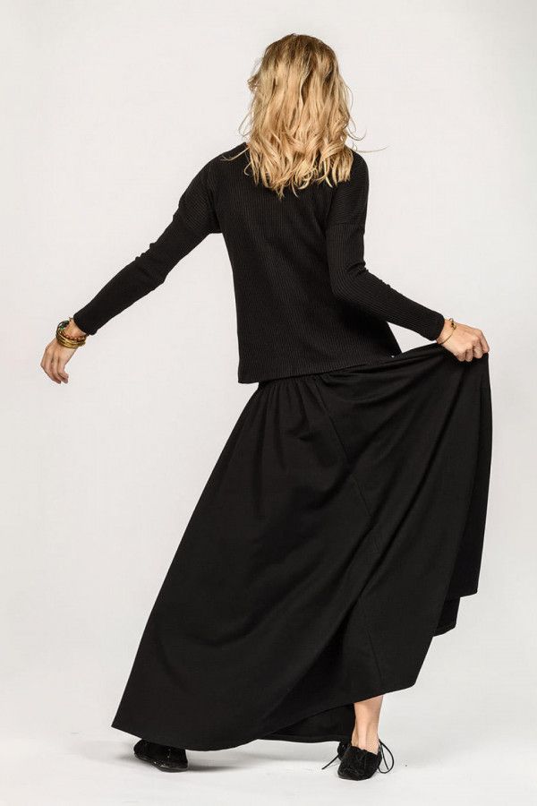 Длинная свободная юбка Форзиция