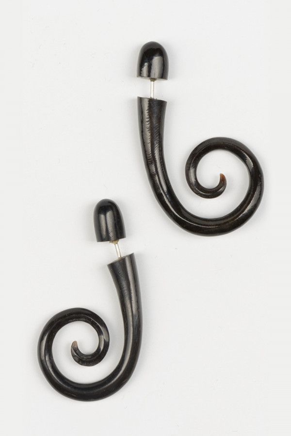 Серьги Спиральный мир