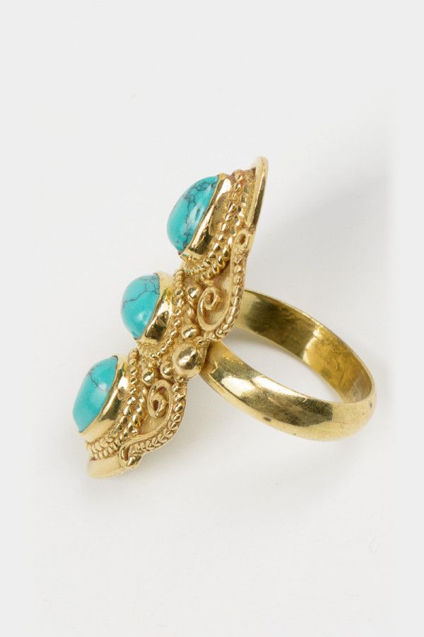 Кольцо с камнями Зирра