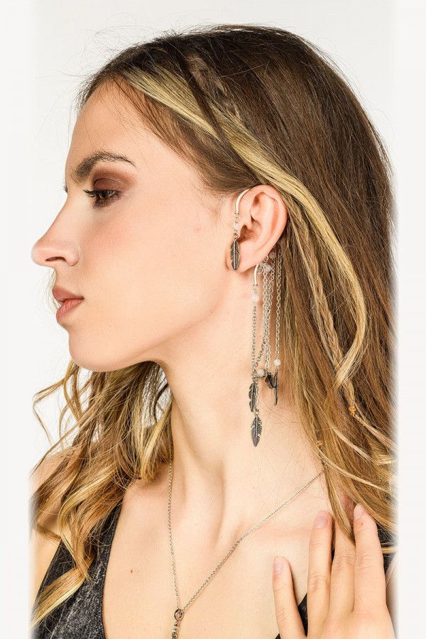 Серьги каффы Падмасана