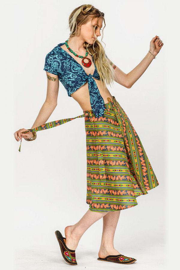 Яркая пляжная юбка «Альма»