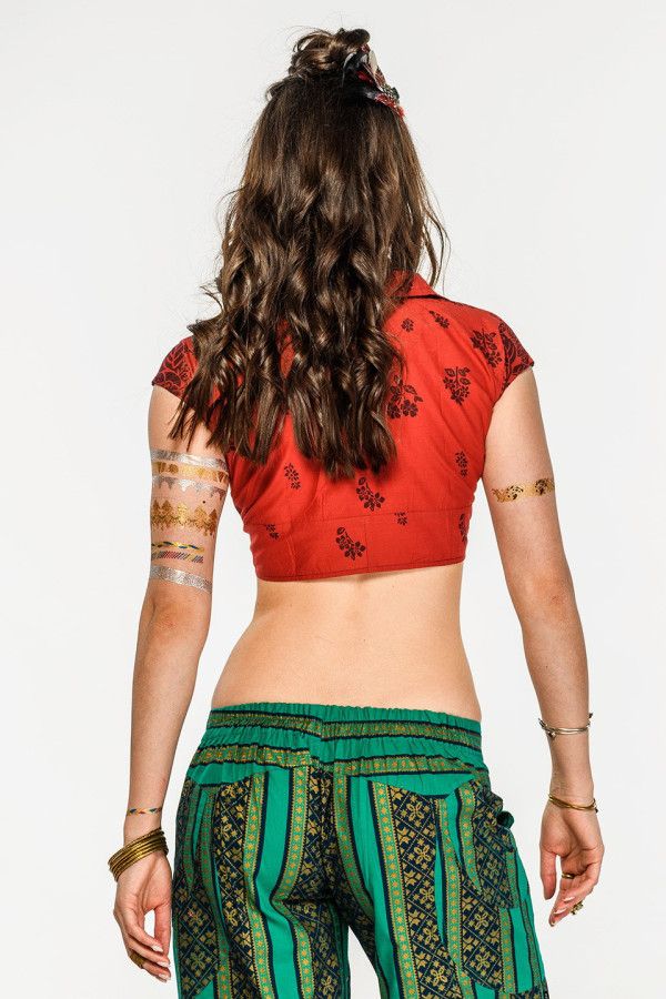 Прямые штаны из хлопка Энергия Шакти