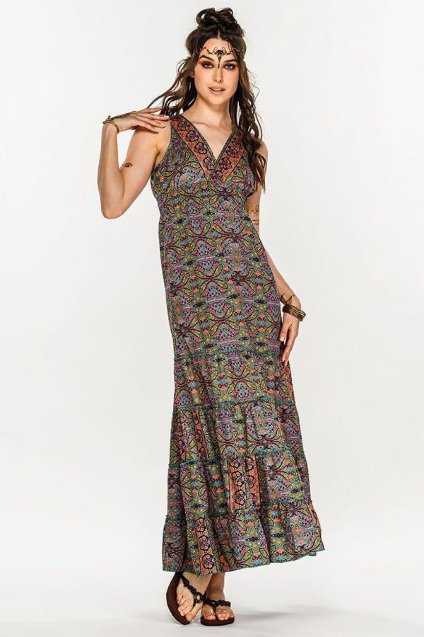 Бохо платье Муссон