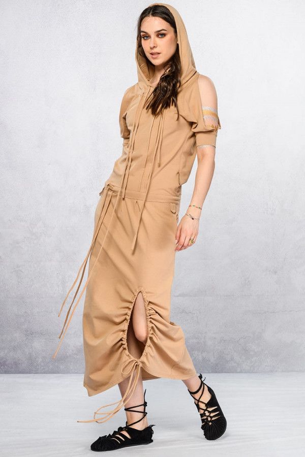 Платье с капюшоном Эйва