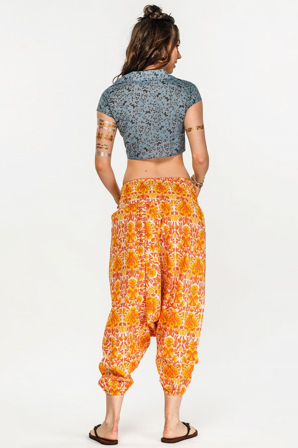 Женские штаны алладины из хлопка «Камбоджа»