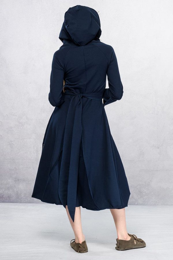 Синее бохо платье Нади