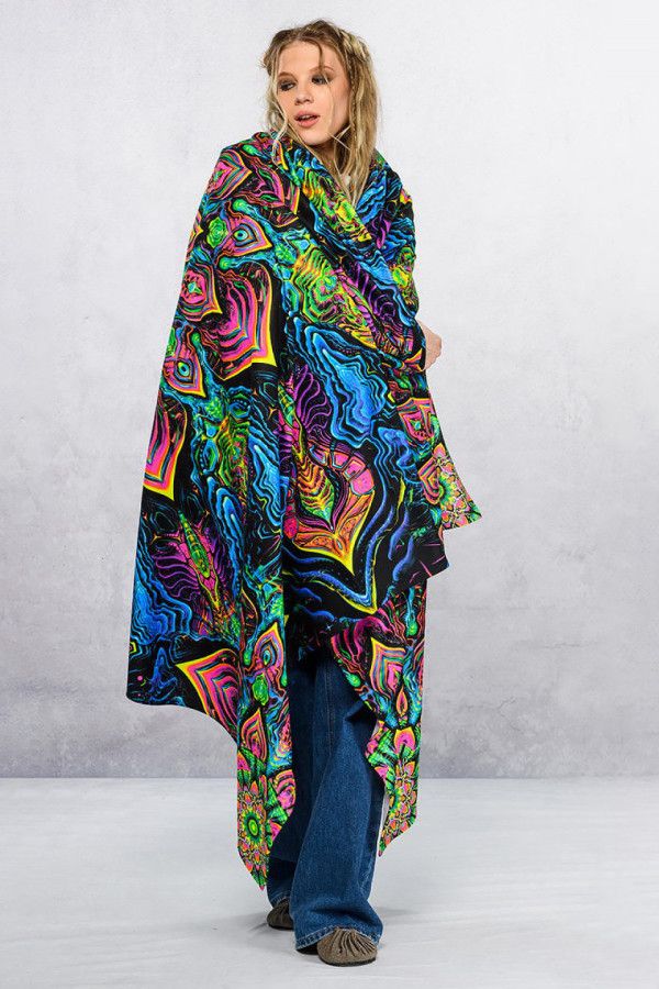 Плед флисовый Mandala