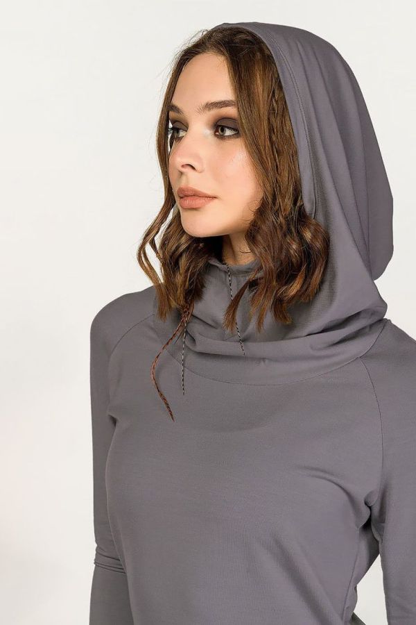 Серая туника из бамбука «Амадо»