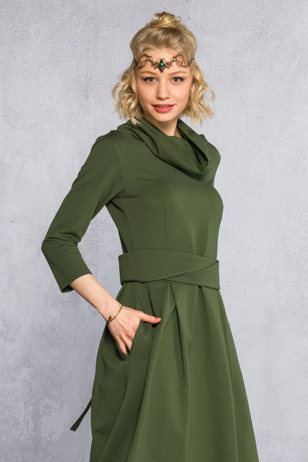 Диадема ручной работы «Изумрудный лес»