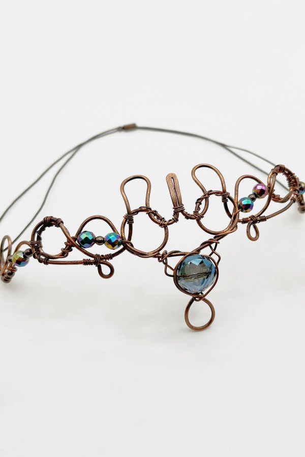 Диадема в бохо стиле «Океанида»